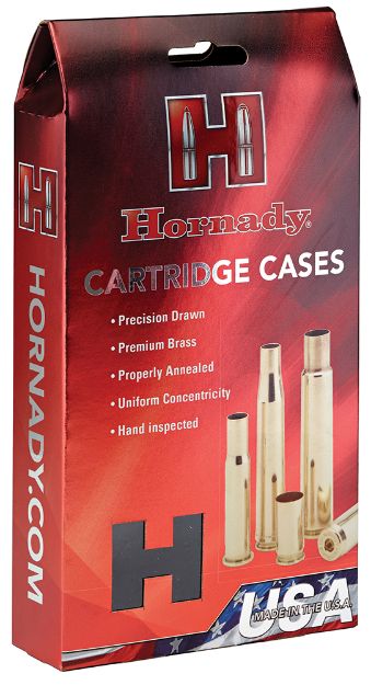 Picture of Hornady Unprimed Cases Cartridge 204 Ruger Rifle Brass 