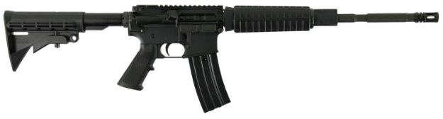 Picture of Anderson Am-15 Br 5.56X45mm Nato 30+1 16" Barrel, Black Hard Coat Anodized, Black 6 Position Stock, Black Polymer Grip, A2 Flash Hider, Optics Ready 