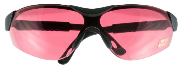 Picture of Walker's Sport Glasses Elite Adult Vermilion Lens Polycarbonate Black Frame 