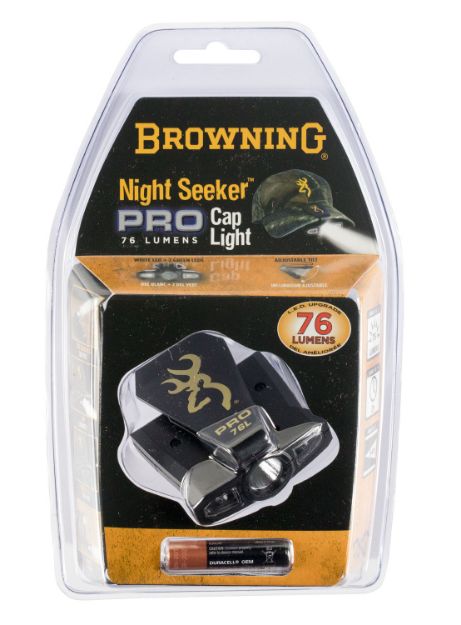 Picture of Browning Night Seeker Pro 12/76 Lumens Green/White Led Bulb Black 59 Yds Distance 