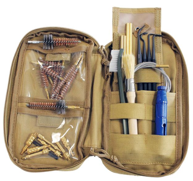 Picture of Birchwood Casey Range Cleaning Kit Handgun/Rifle 29 Pieces Tan 