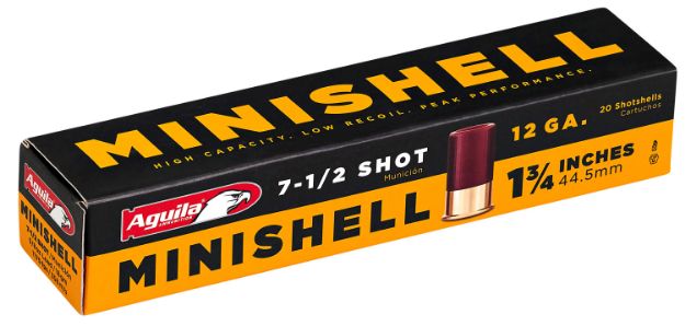 Picture of Aguila Minishell Target 12 Gauge 1.75" 5/8 Oz 7.5 Shot 20 Per Box/ 25 Cs 