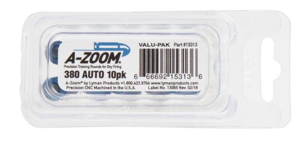 Picture of A-Zoom Value Pack Pistol 380 Acp Aluminum 10 Pk 