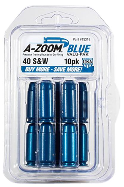 Picture of A-Zoom Value Pack Pistol 40 S&W Aluminum 10 Pk 