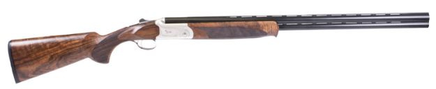 Picture of Ati Crusader Field 12 Gauge With 28" Blued O/U Barrel, 3" Chamber, 2Rd Capacity, Silver Engraved Metal Finish, Oiled Turkish Walnut Stock & Extractor Right Hand (Full Size) 