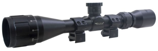Picture of Bsa Sweet 17 Black Matte 3-9X 40Mm Ao 1" Tube 30/30 Duplex Reticle Features Dovetail Rings 