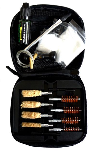 Picture of Clenzoil Field & Range Cleaning Kit Multi-Caliber Pistol/17 Pieces Black 