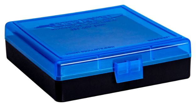 Picture of Berry's Ammo Box 9Mm Luger 380 Acp Blue/Black Polypropylene 1.23" L X 0.40" 100Rd 