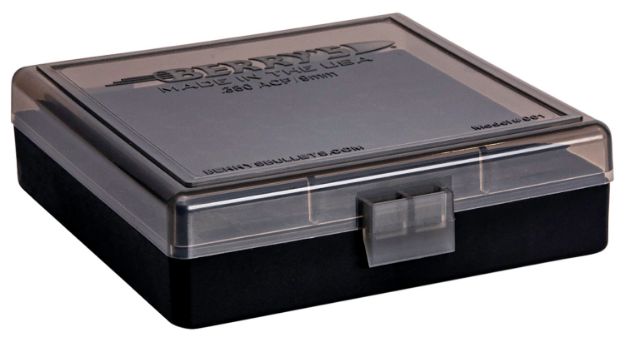 Picture of Berrys 001 Ammo Box 9Mm Luger,380 Acp 100Rd Smoke Lid W/Black Bottom 