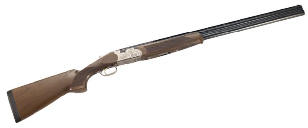 Picture of Beretta Usa 686 Silver Pigeon I 28/410 Gauge 28", Silver/Blued, Fixed Checkered Oil Walnut Stock 