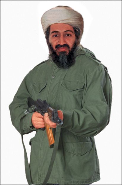 Picture of Action Target Military Terrorist Photo Osama Bin Laden Heavy Paper Hanging 24" X 38" Multi-Color 100 Per Box 