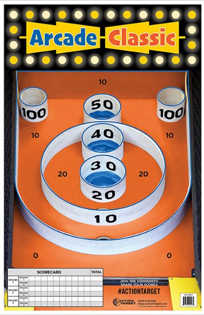 Picture of Action Target Entertainment Skee-Ball Paper Hanging 23" X 35" Multi-Color 100 Per Box 