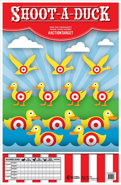 Picture of Action Target Entertainment Ducks Paper Hanging 23" X 35" Multi-Color 100 Per Box 