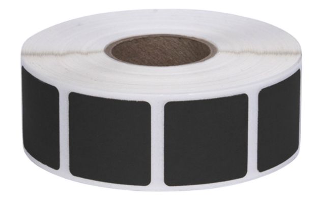 Picture of Action Target Pasters Black Adhesive Paper 7/8" 1000 Per Roll 