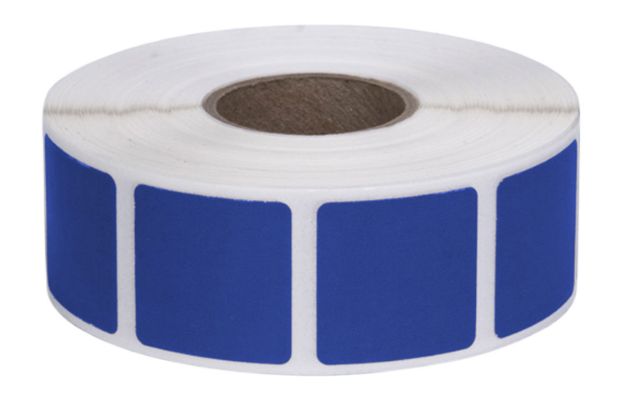 Picture of Action Target Pasters Blue Adhesive Paper 7/8" 1000 Per Roll 