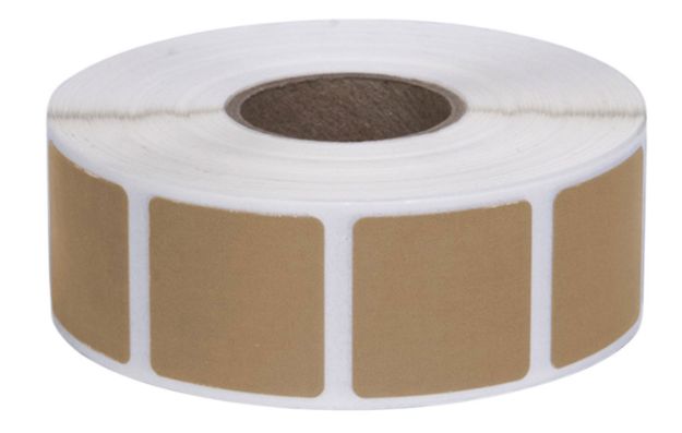 Picture of Action Target Pasters Brown Adhesive Paper 7/8" 1000 Per Roll 