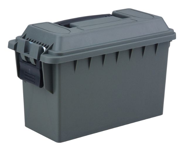 Picture of Reliant Ammo Box 50 Cal Green Plastic 13.75" X 7.50" X 9" (Empty Box) 