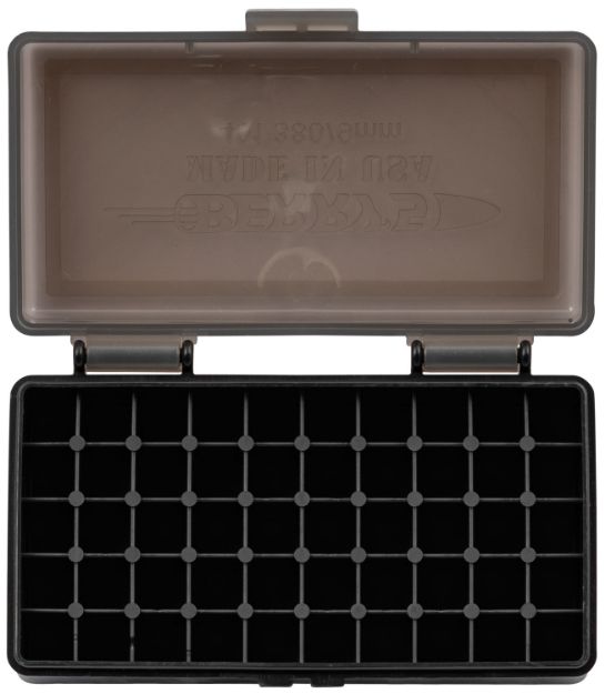 Picture of Berry's Ammo Box 9Mm Luger 380 Acp Smoke/Black Polypropylene 1.26" L X 0.40" 50Rd 