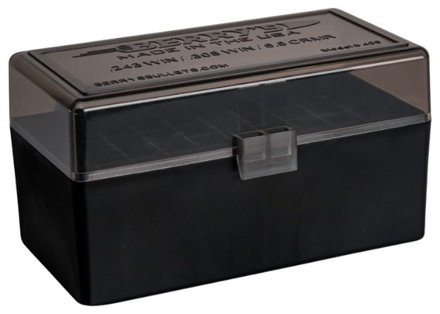 Picture of Berry's Ammo Box 308 Win 243 Win Smoke/Black Polypropylene 2.98" L X 0.51" 50Rd 