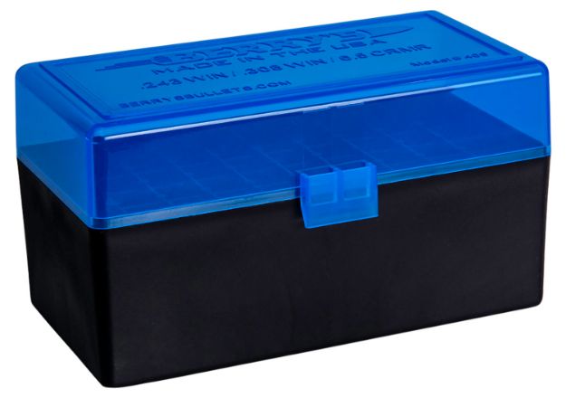 Picture of Berry's Ammo Box 270 Win 30-06 Springfield Blue/Black Polypropylene 3.60" L X 0.52" 50Rd 