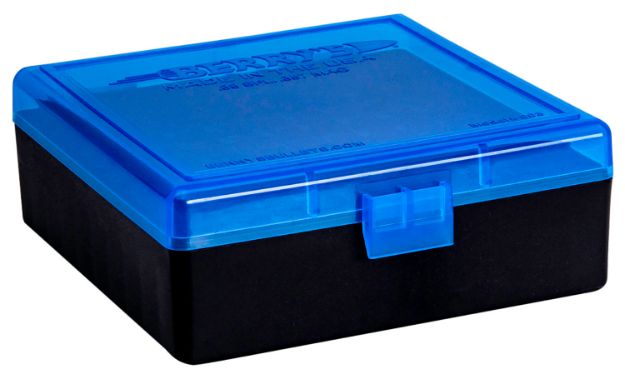 Picture of Berry's Ammo Box 38 Special 357 Mag Blue/Black Polypropylene 1.68" L X 0.40" 100Rd 