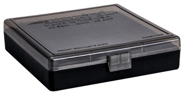 Picture of Berry's Ammo Box 40 S&W 45 Acp Smoke/Black Polypropylene 1.27" L X 0.48" 100Rd 