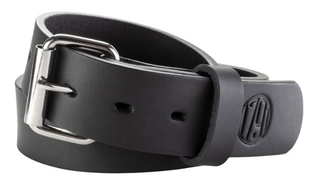 Picture of 1791 Gunleather 01 Gun Belt Stealth Black Leather 32/36 1.50" Wide Buckle Closure 