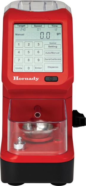 Picture of Hornady Auto Charge Pro Powder Measure Touchscreen Red 