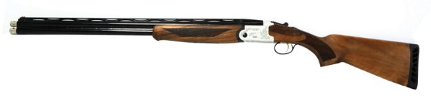 Picture of Ati Crusader Sport 12 Gauge With 30" Blued O/U Barrel, 3" Chamber, 2Rd Capacity, Silver Engraved Metal Finish, Oiled Turkish Walnut Stock & Extractor Right Hand (Full Size) 