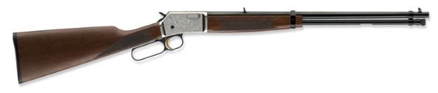 Picture of Browning Bl-22 Grade Ii 22 Short, 22 Long Or 22 Lr Caliber With 15+1 Capacity, 20" Polished Blued Barrel, Satin Nickel Metal Finish & Satin Walnut Stock Right Hand (Full Size) 