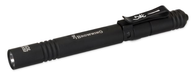 Picture of Browning Microblast Pen Light Black Aluminum White Led 60 Lumens 40 Yds Range Includes Batteries 