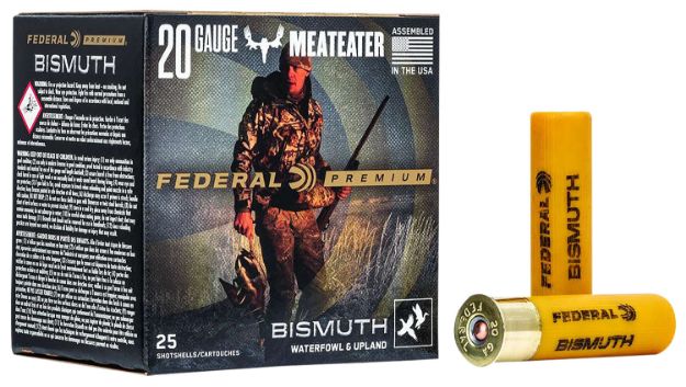 Picture of Federal Premium Bismuth 20 Gauge 3" 1 1/8 Oz 1350 Fps Bismuth 5 Shot 25 Bx/10 Cs 