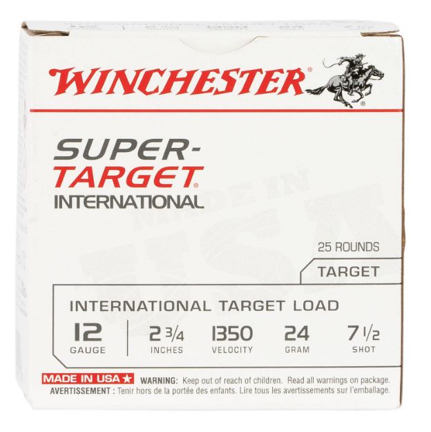 Picture of Winchester Ammo Super-Target Light Target 12 Gauge 2.75" 7/8 Oz 1350 Fps 7.5 Shot 25 Bx/10 Cs 