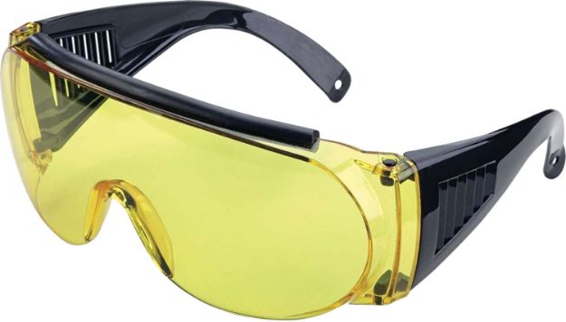 Picture of Allen Shooting & Safety Fit-Over Glasses Adult Yellow Lens Gray Frame 