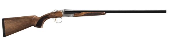 Picture of Akkar Churchill 512 Field 12 Gauge 28" Concave Rib Side-By-Side Barrel 3" 2Rd, Nickel Finished Steel Receiver, Turkish Walnut Stock, Bead Front Sight, Gold Mechanical Trigger 
