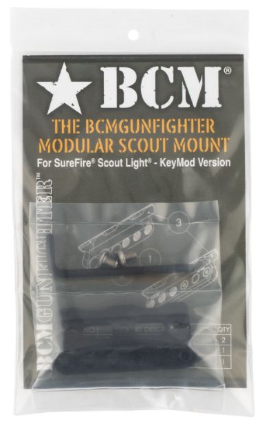 Picture of Bcm Modular Scout Light Mount Keymod Black Aluminum 