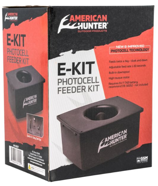 Picture of American Hunter Photocell Feeder Kit 2 Programs 1-30 Seconds Duration Black 
