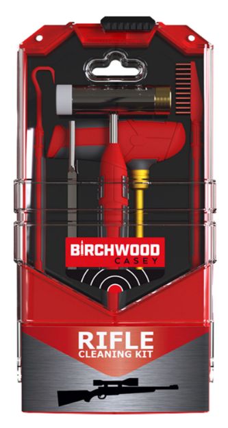 Picture of Birchwood Casey Rifle Cleaning Kit 21 Pieces Black/Red 