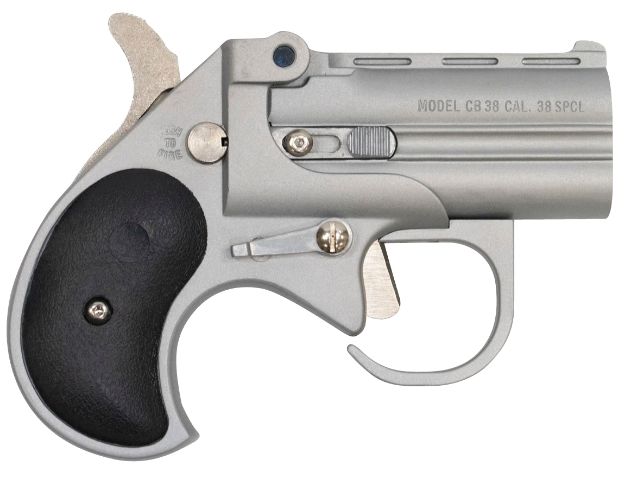 Picture of Cobra Pistol Derringer Big Bore 38 Special 2Rd 2.75" Barrel, Alloy Frame W/Satin Stainless Finish, Black Wood Grip 