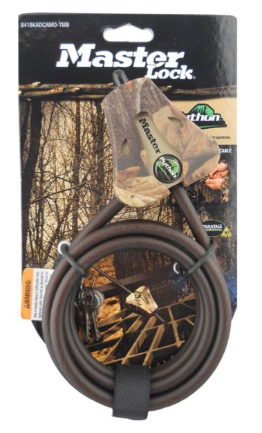 Picture of Covert Scouting Cameras Master Lock Python Security Cable Fits Covert Bear/Security Safes 6' Long Camo 