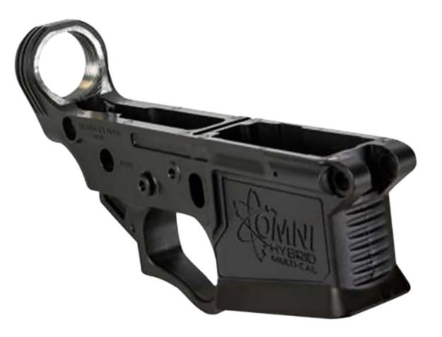 Picture of Ati Omni Hybrid Stripped Lower Multi-Caliber Black Anodized Finish Polymer Material With Mil-Spec Dimensions For Ar-15 
