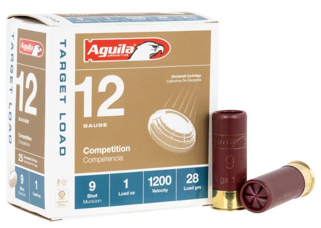 Picture of Aguila Target Load Competition 12 Gauge 2.75" 1 Oz 9 Shot 25 Per Box/ 10 Cs 