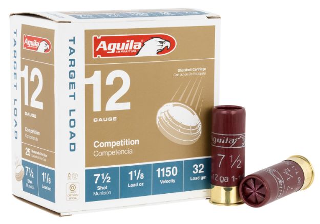 Picture of Aguila Target Load Competition 12 Gauge 2.75" 1 1/8 Oz 7.5 Shot 25 Per Box/ 10 Cs 