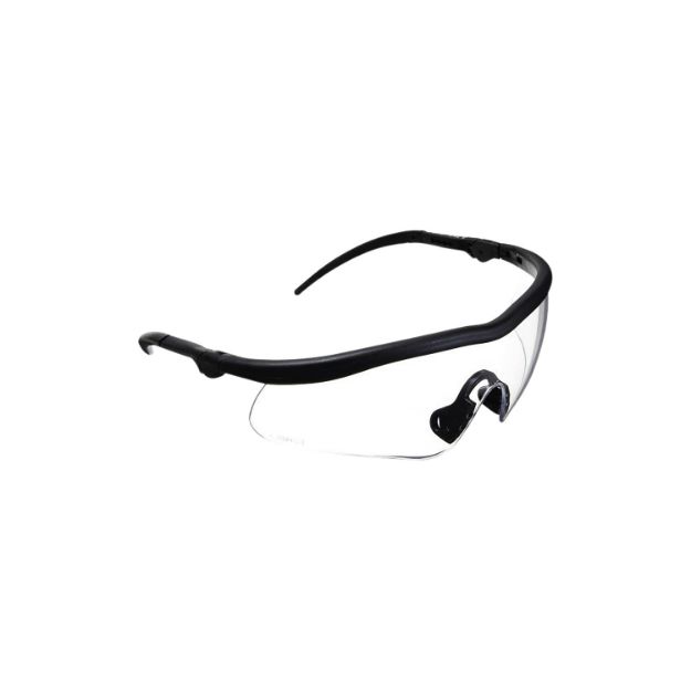 Picture of Allen Guardian Shooting Glasses Adult Clear Lens Anti-Scratch Polycarbonate Black Frame 