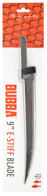 Picture of Bubba Blade Replacement E-Stiff 9" Fillet Serrated Ticn Carbon Ss Blade 