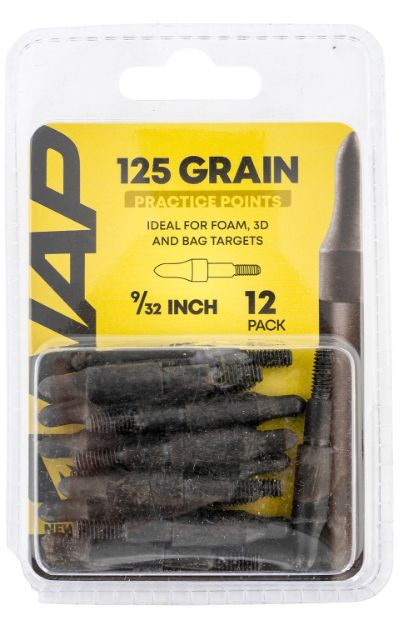 Picture of Nap 3D Practice Points Field Tips Fixed 125 Grain Black 12 Pk 
