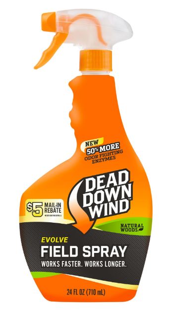 Picture of Dead Down Wind Evolve Field Spray Cover Scent Natural Woods Scent 24 Oz Trigger Spray 