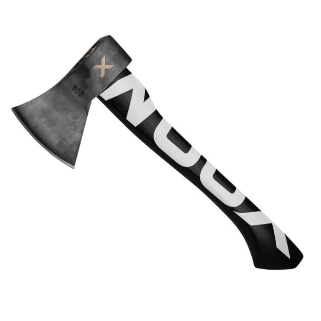 Picture of Woox Volante 4" Blade Axe Carbon Steel Blade Black W/White Woox Logo American Hickory Handle 14" Long 