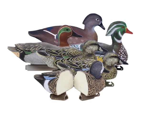 Picture of Higdon Outdoors Standard Puddle Pack Early Season Teal/Wood Duck Species Multi Color Foam Filled 6 Pack 