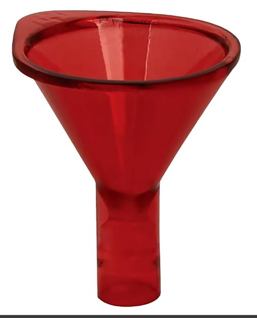 Picture of Hornady Basic Powder Funnel Red 22 To 45 Caliber Plastic 